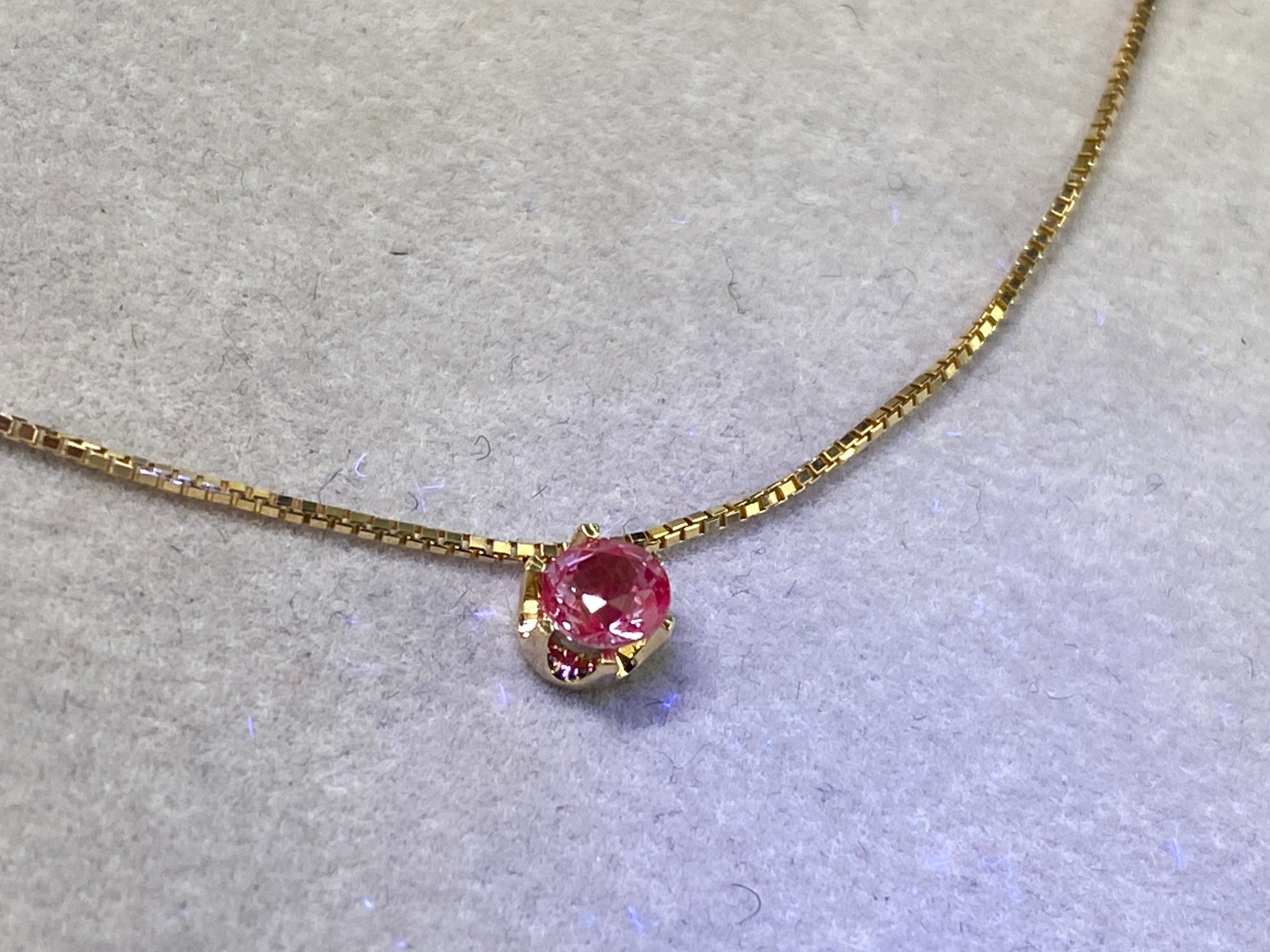 アレキサンドライト<再結晶>ルース 0.13ct S-008