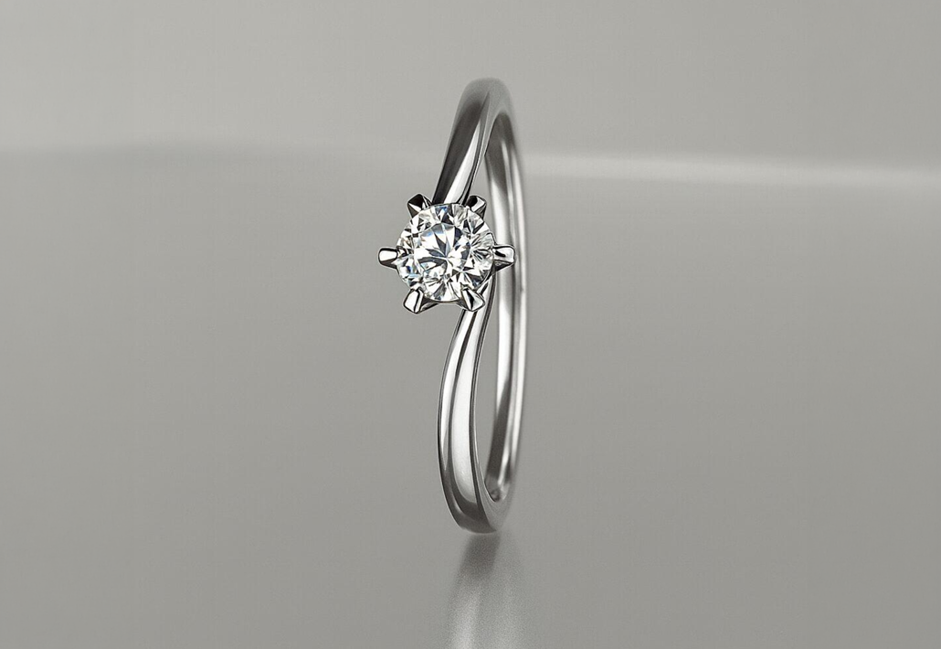 婚約指輪|ツイスト<Twist>Aプラン - 0.2ct