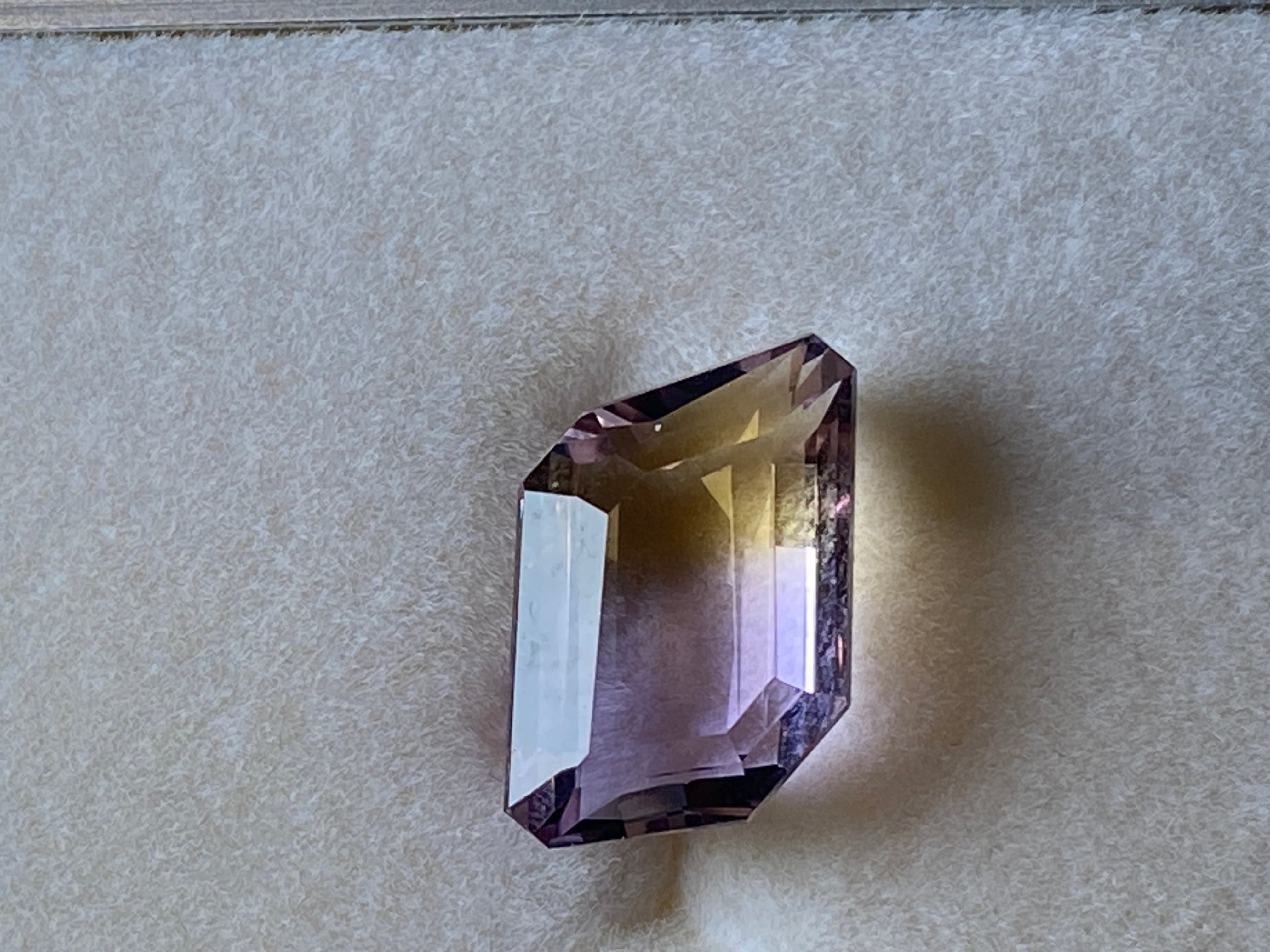 新入荷|バイカラートルマリン|透明感とバイオレットとイエローのコンビネーションから目が離せない。7.9ct 【限定1個】 <M-C-68>