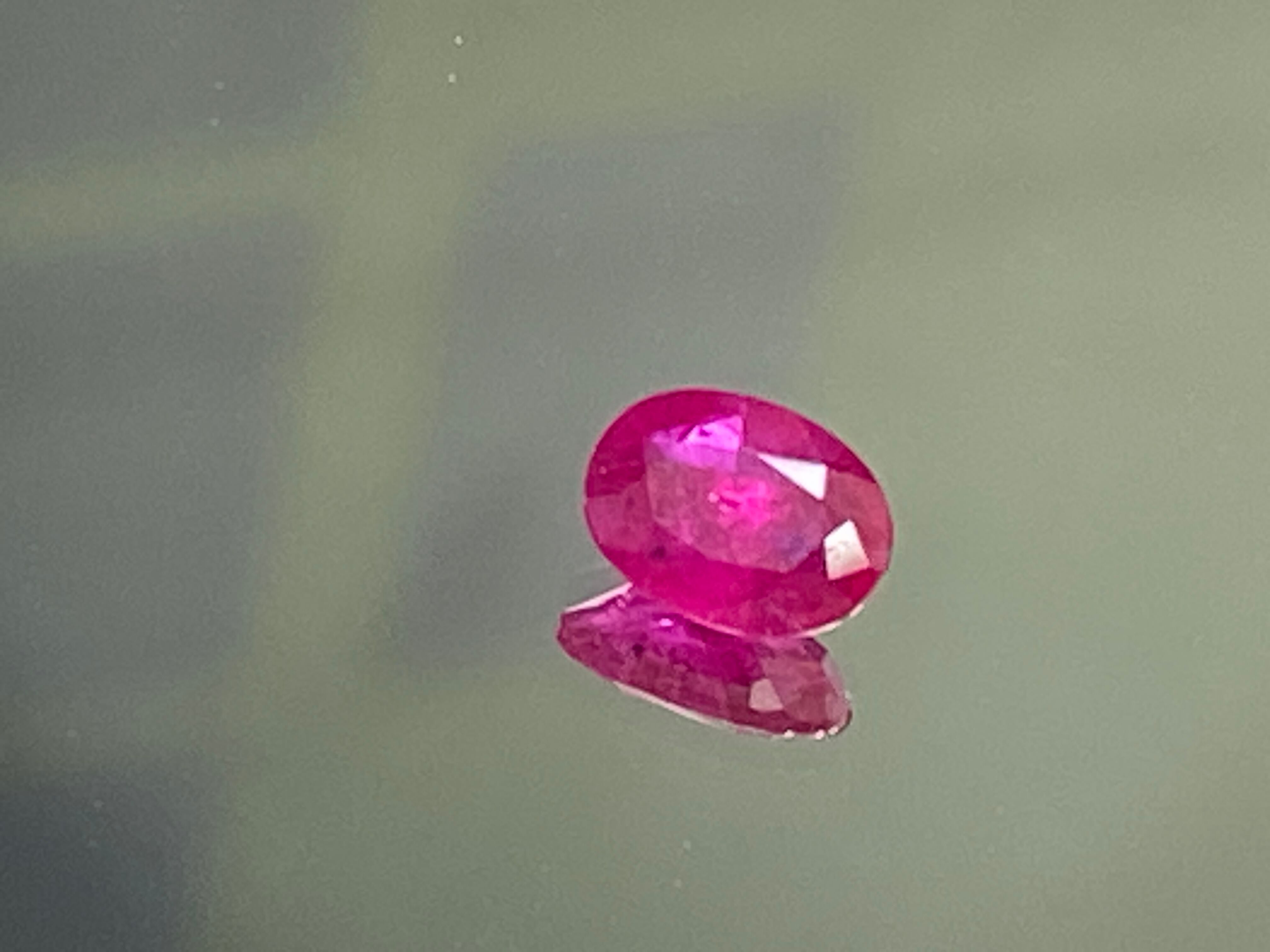 ルビー 0.91ct 赤色 CA-011 ソーティング有