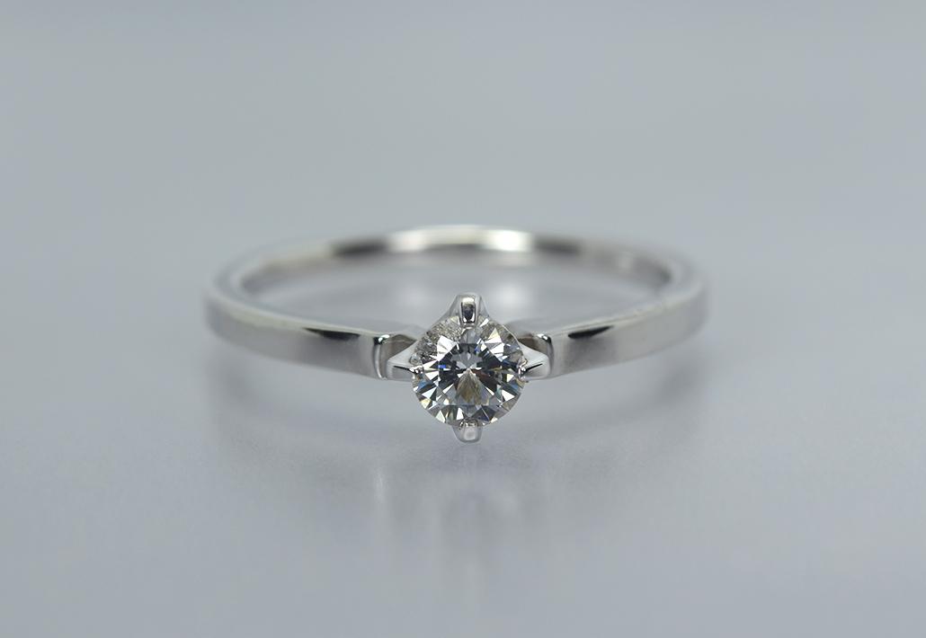 婚約指輪|スクエア<Square> Aプラン - 0.2ct