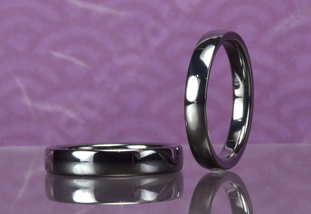 タンタルの結婚指輪 素心-soshin|4mm&3mm幅<シンプルデザイン>