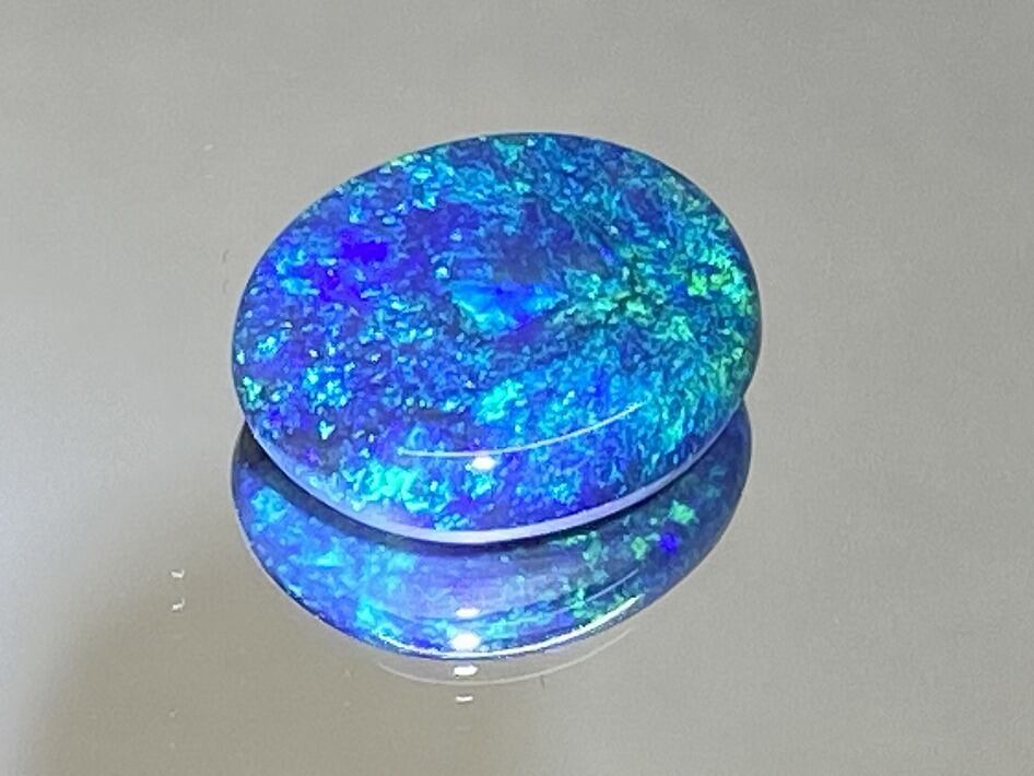 ブラックオパール 5.95ct 青色 OP-011