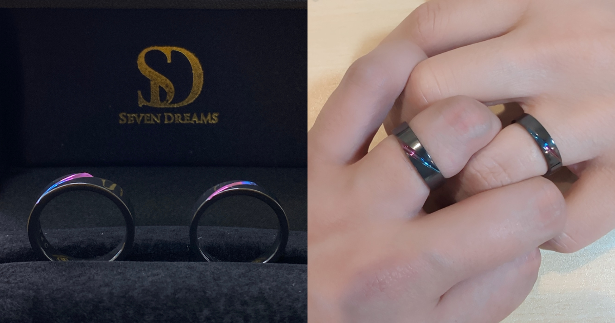 ブラックジルコニウム結婚指輪