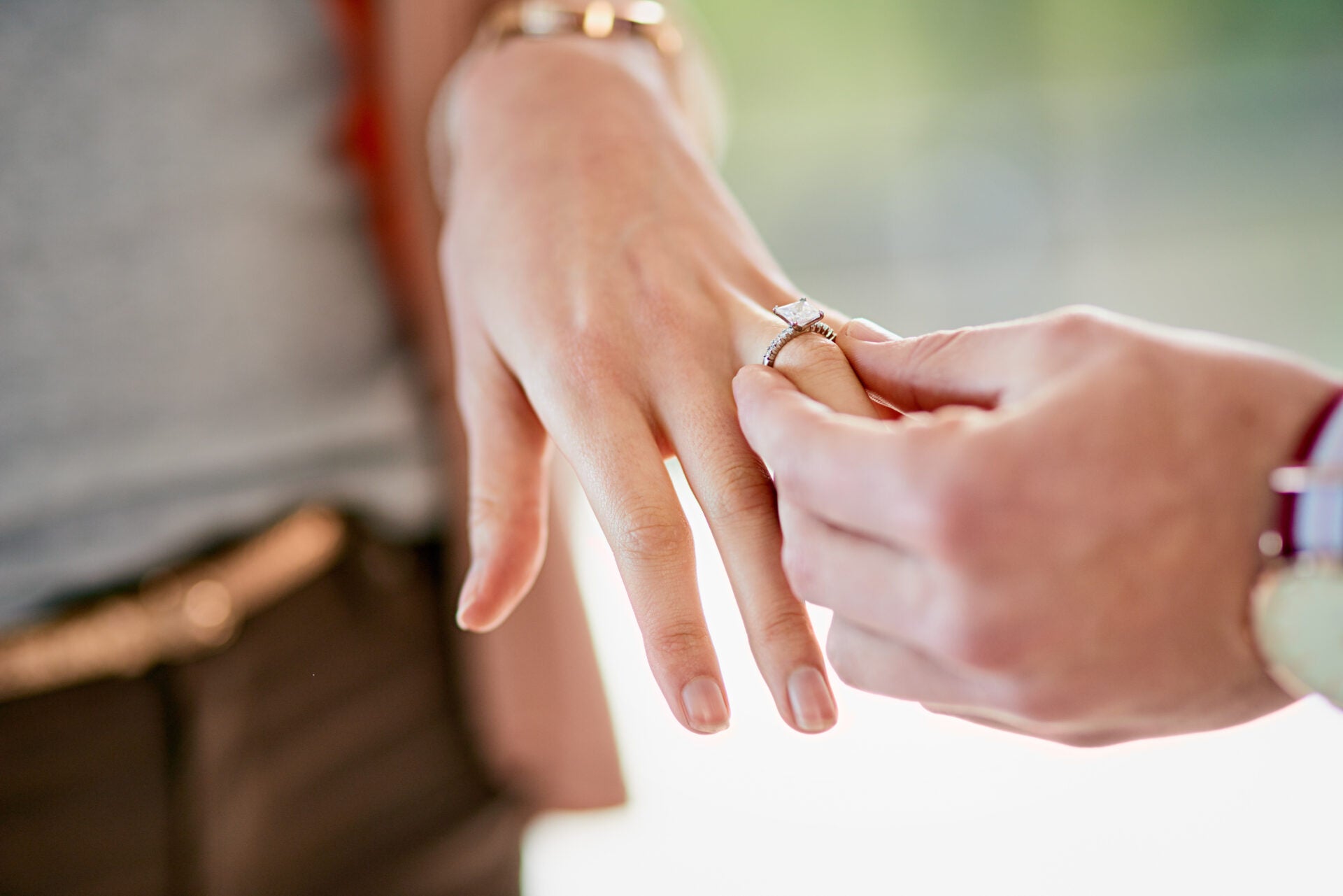 婚約指輪｜青いさざなみ＜Sazanami＞　Aプラン - 0.2ct