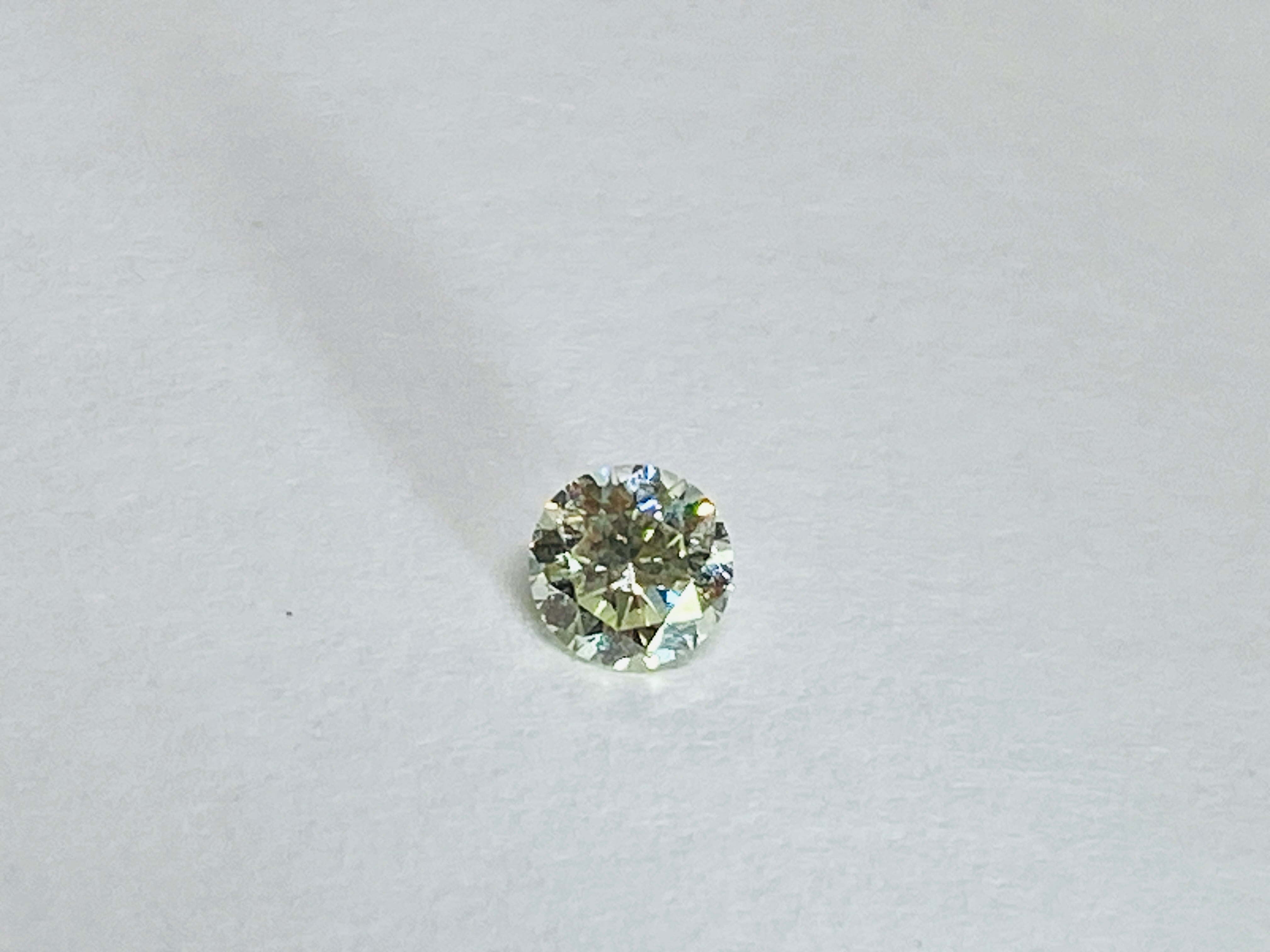 イエローダイヤモンド　ダイヤモンドカット　0.２ｃｔ　DA-010