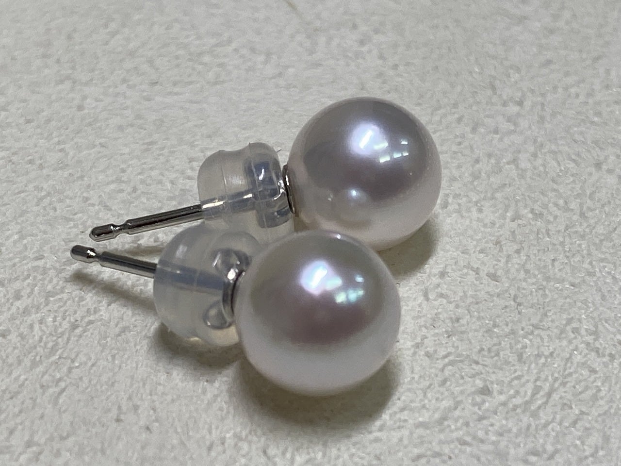 花珠真珠　真珠　花珠　7.5ｍｍ〜8.0ｍｍ（＋ピアス付き）　限定1個　PA-010