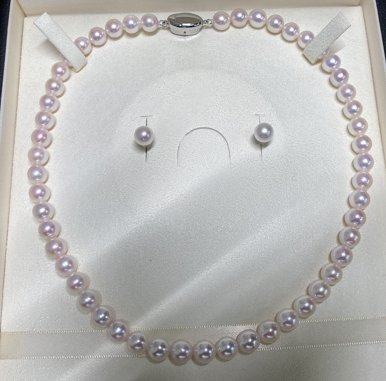 花珠真珠　真珠　花珠　7.5ｍｍ〜8.0ｍｍ（＋ピアス付き）　限定1個　PA-010