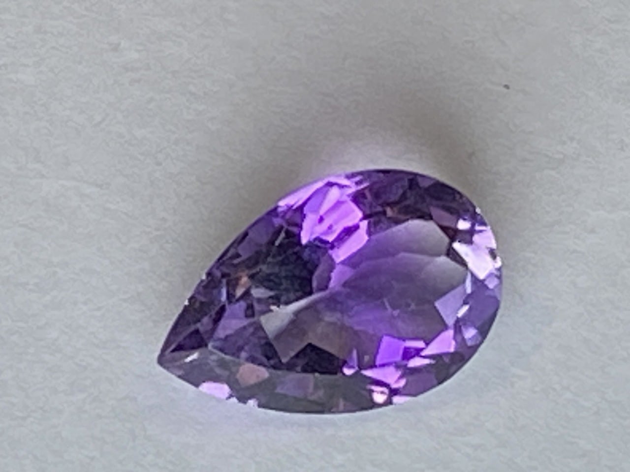 新入荷｜アメジスト｜バイカラーアメジスト　透明＆紫のコンビネーション　5.28ct　サイズ：15×10ｍｍ　【限定1個】　＜M-C-72＞