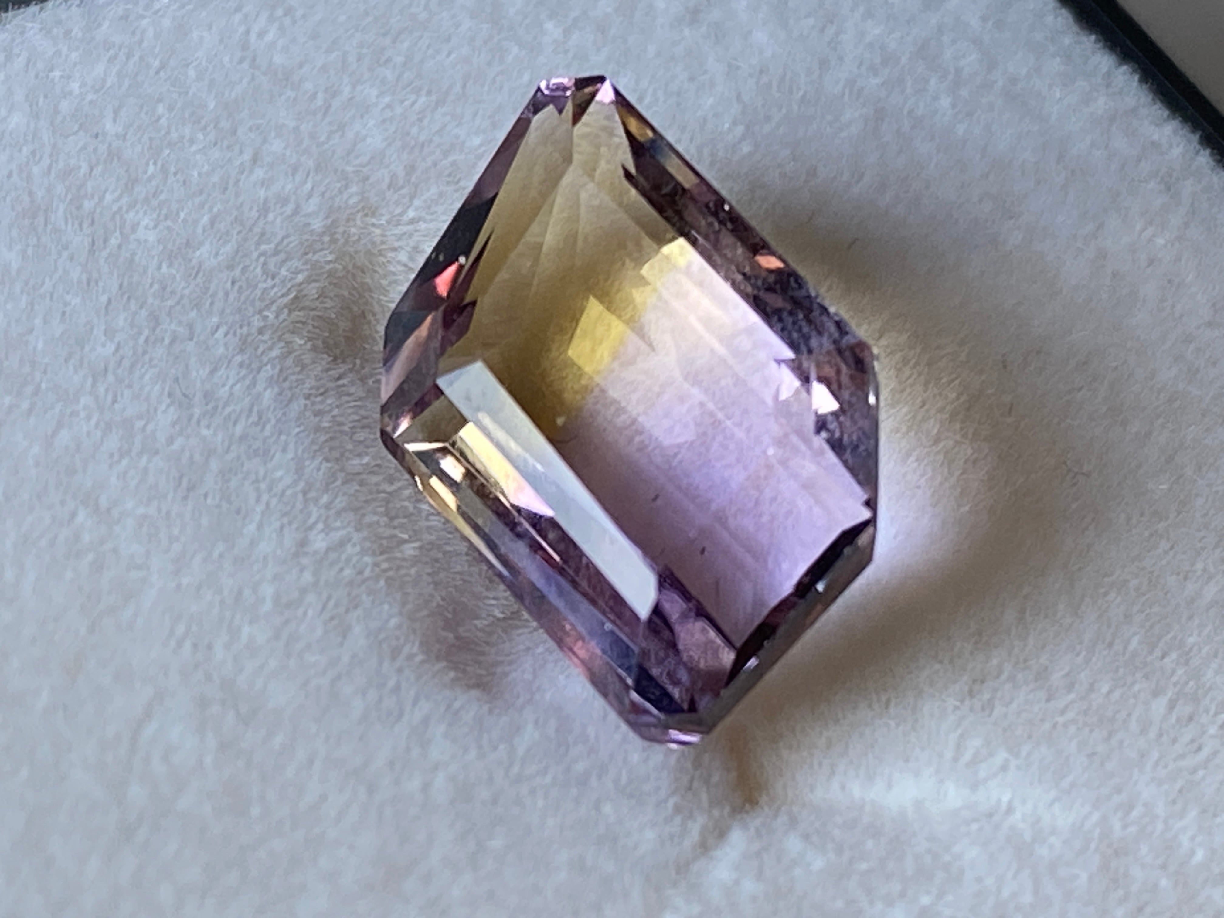 新入荷｜バイカラートルマリン｜透明感とバイオレットとイエローのコンビネーションから目が離せない。7.9ct　【限定1個】　＜M-C-68＞
