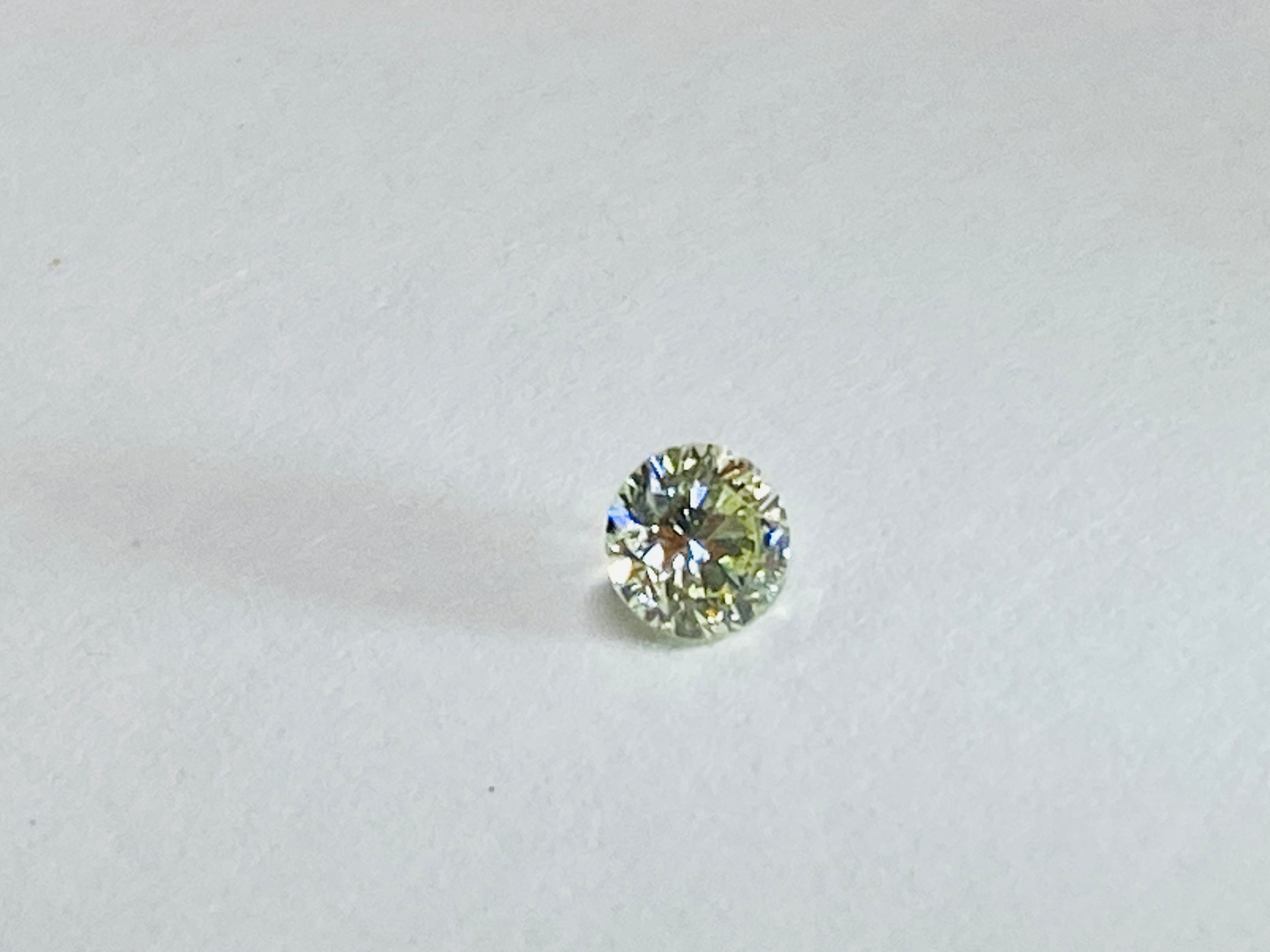 イエローダイヤモンド　ダイヤモンドカット　0.２ｃｔ　DA-010